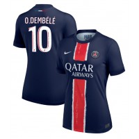 Paris Saint-Germain Ousmane Dembele #10 Replica Home Shirt Ladies 2024-25 Short Sleeve